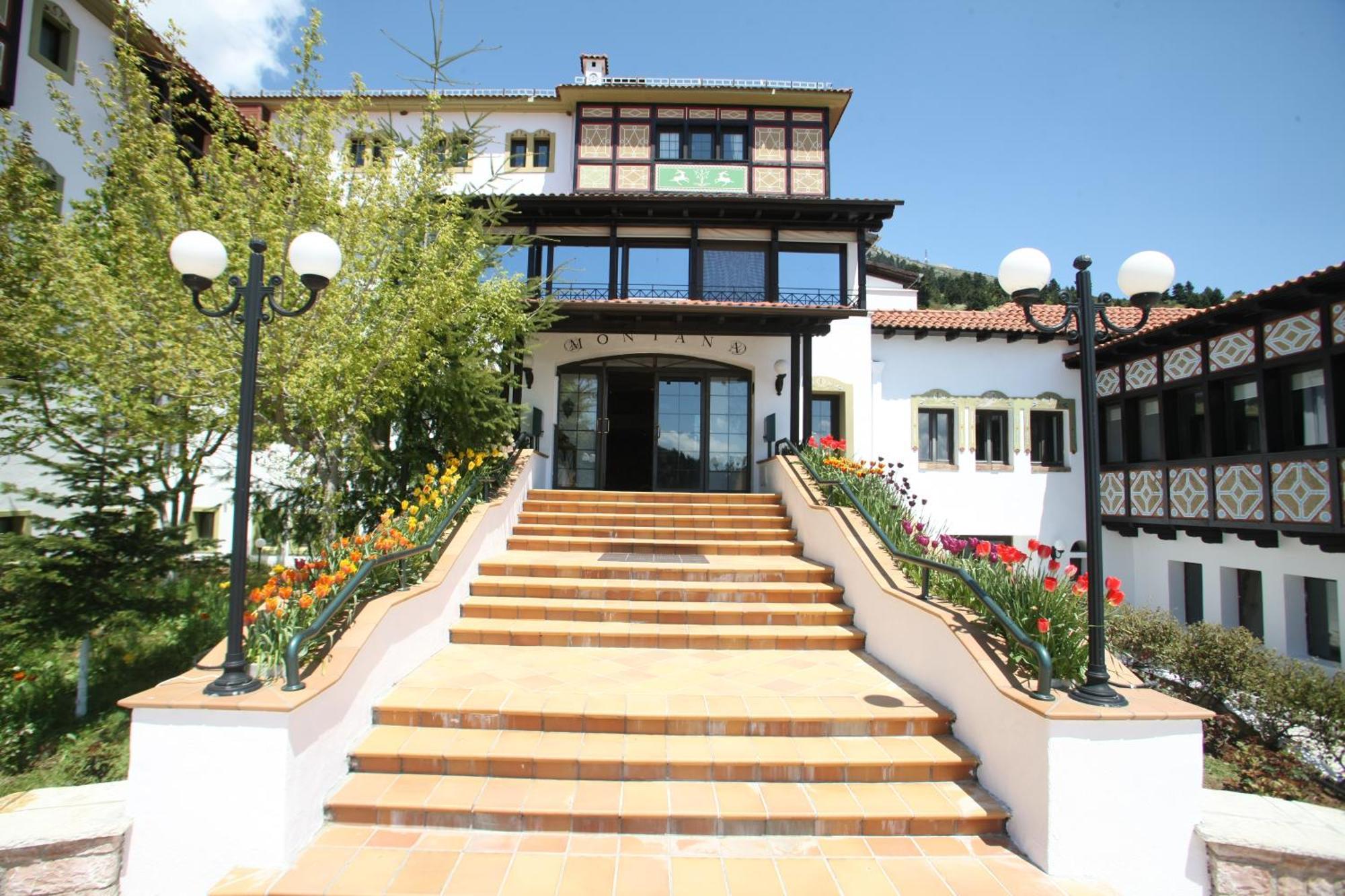Hotel Spa Montana Karpenisi Bagian luar foto